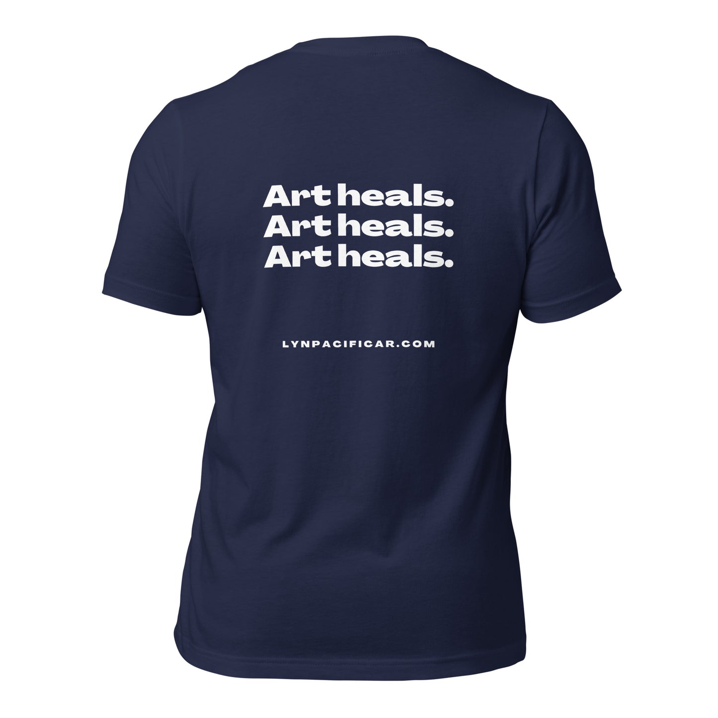 Art Office Hours Art Heals quote - Unisex t-shirt