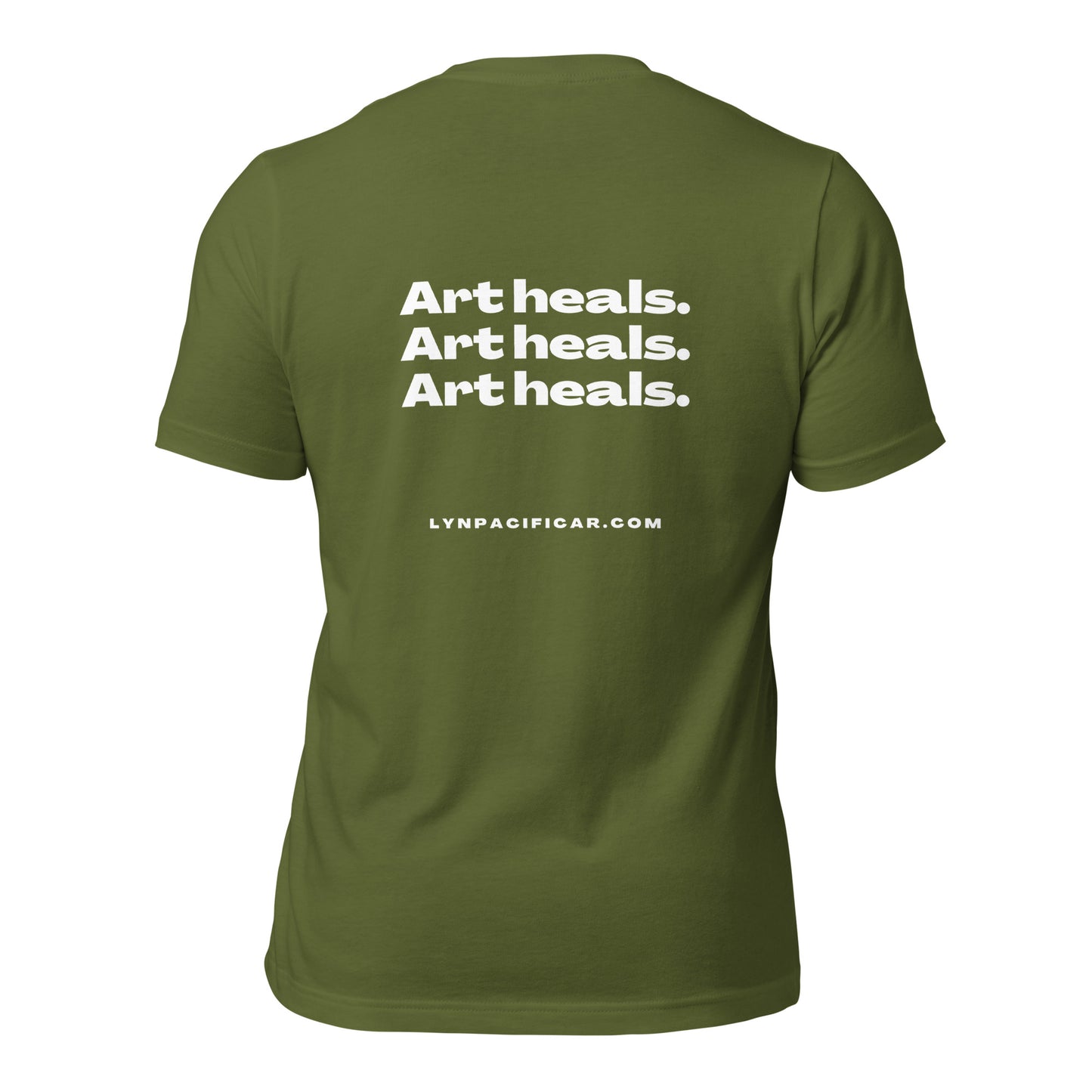 Art Office Hours Art Heals quote - Unisex t-shirt